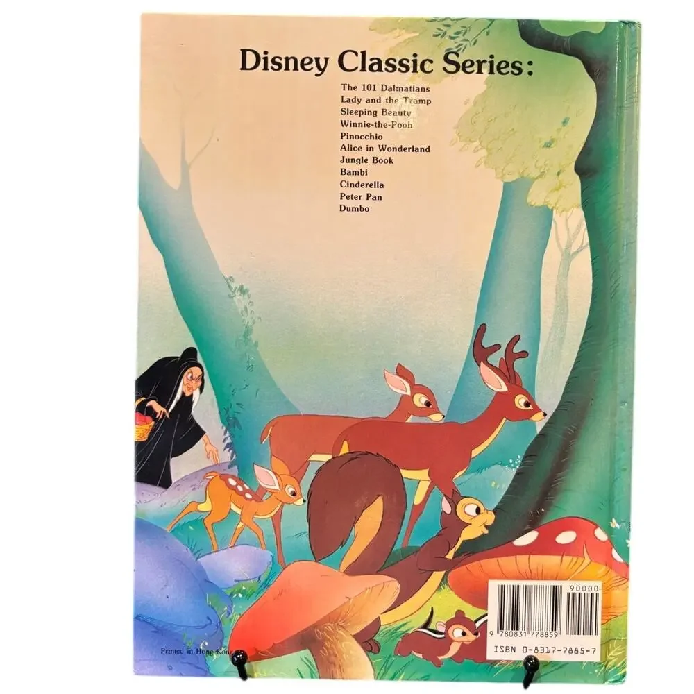 Vintage 1986 Walt Disney Classics Snow White and the Seven Dwarfs Book, HC